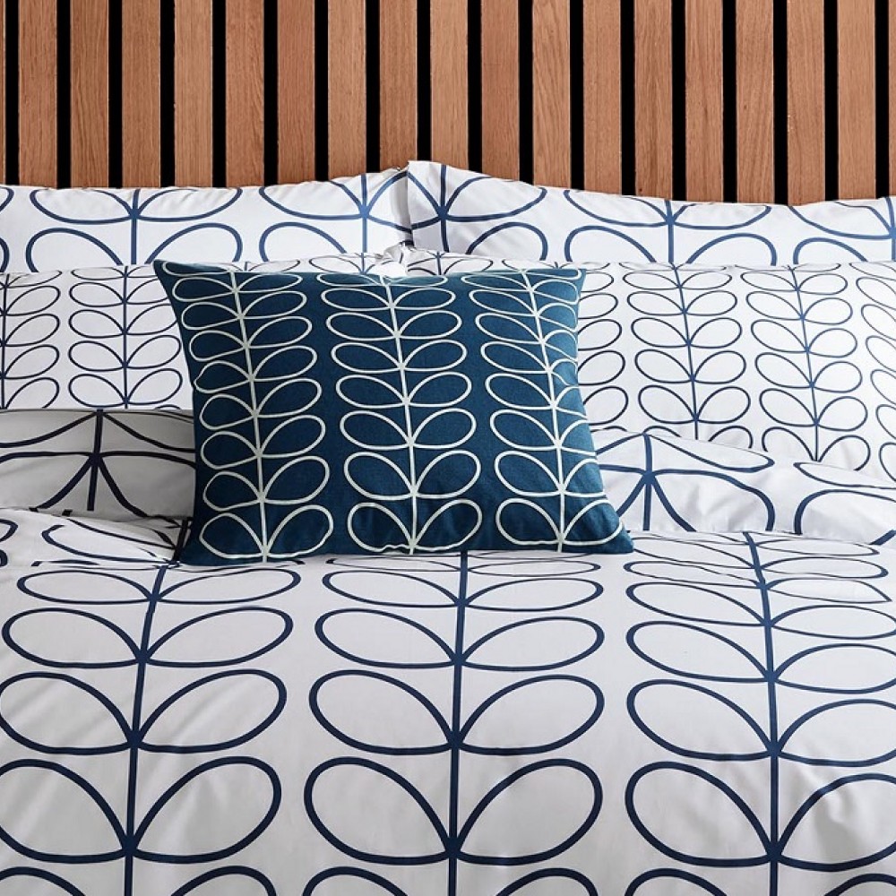 Linear Stem Whale Bedlinen by Orla Kiely House of Bedding